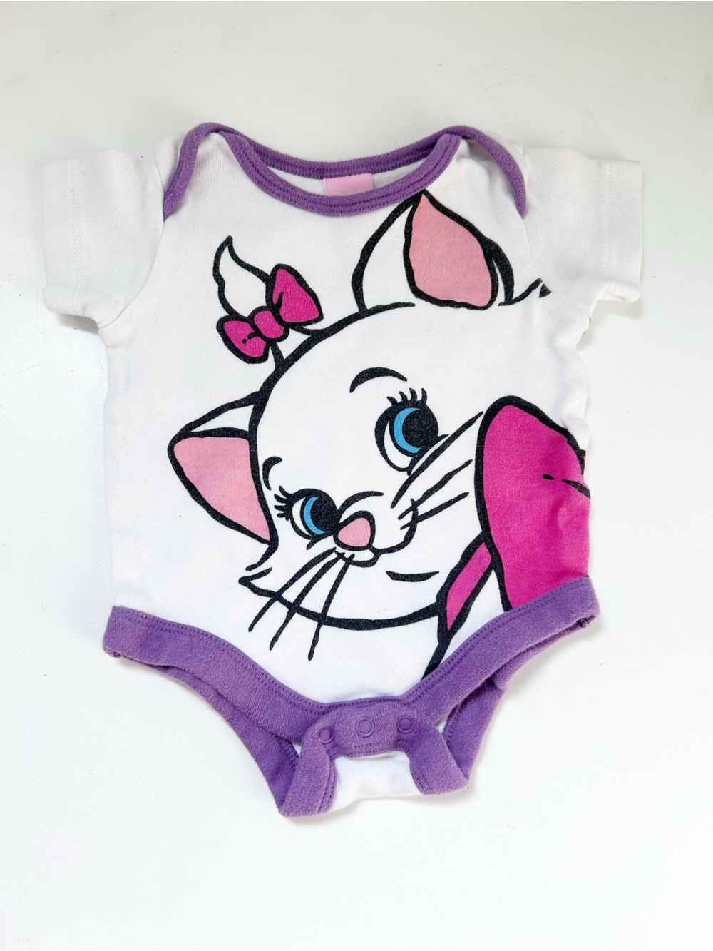 Vintage Disney Aristocats Baby Onesie Size 0-3 Months Fandom Collectable